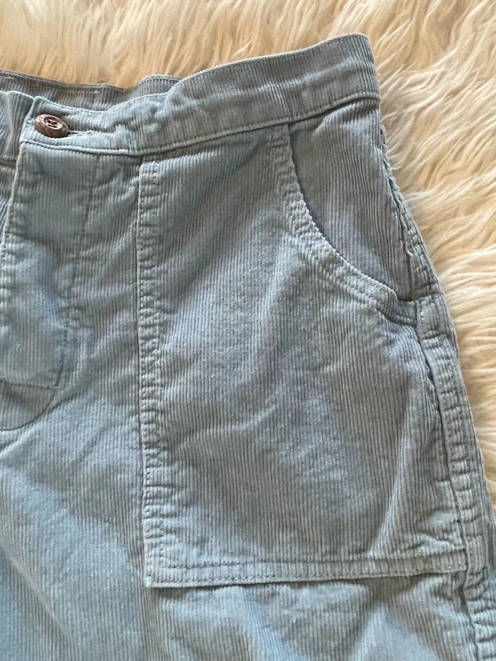 Birdwell Men’s Blue Beach Britches Corduroy Shorts. Size 32